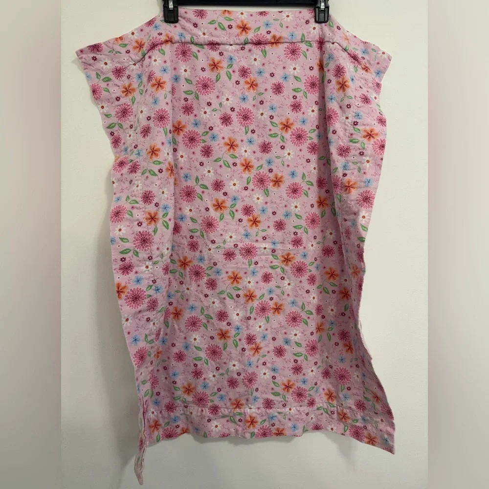 Floral Butterfly Baby Blanket with Georgia on it